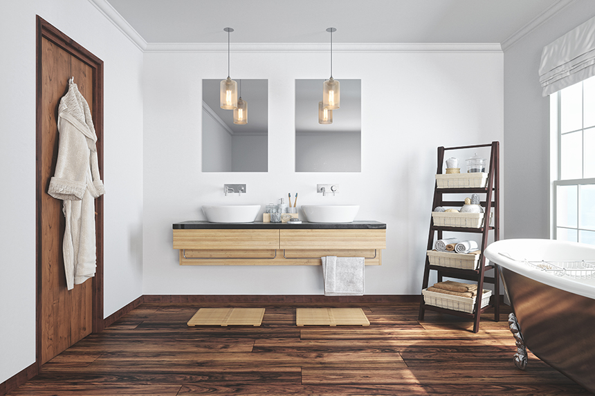 mueble auxiliar de baño