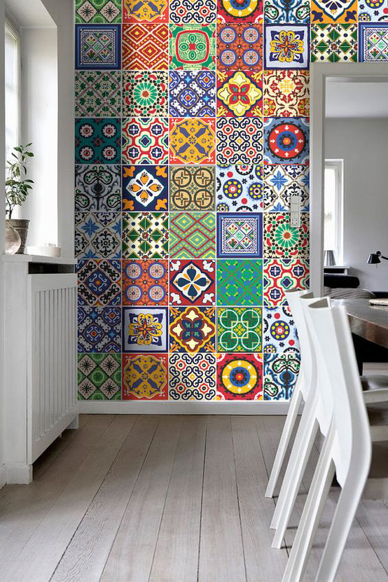 Azulejo alicatado en pared cocina