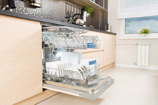 Dishwasher cabinet