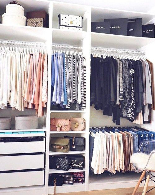 Modern closet.