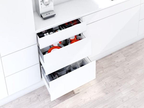 Blum full extraction drawers