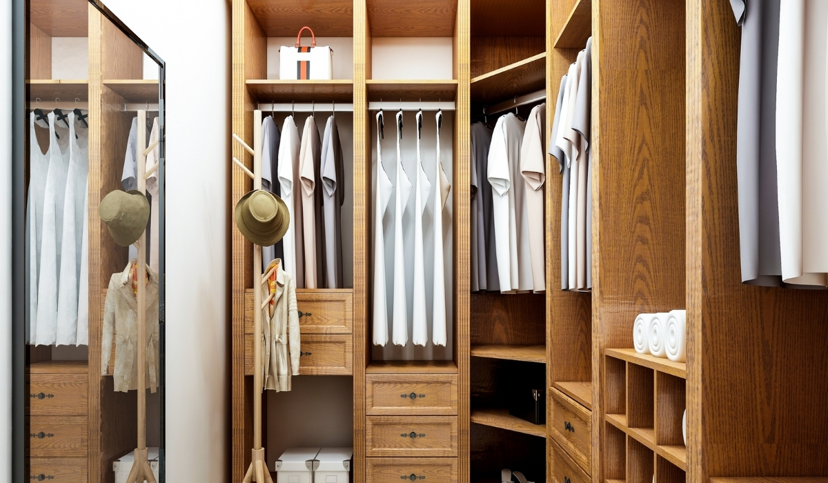 Ideas for modern closets for your room: Wardrobe attached to space