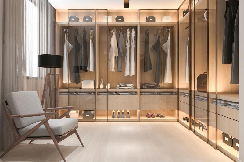 Closets para mujeres en L