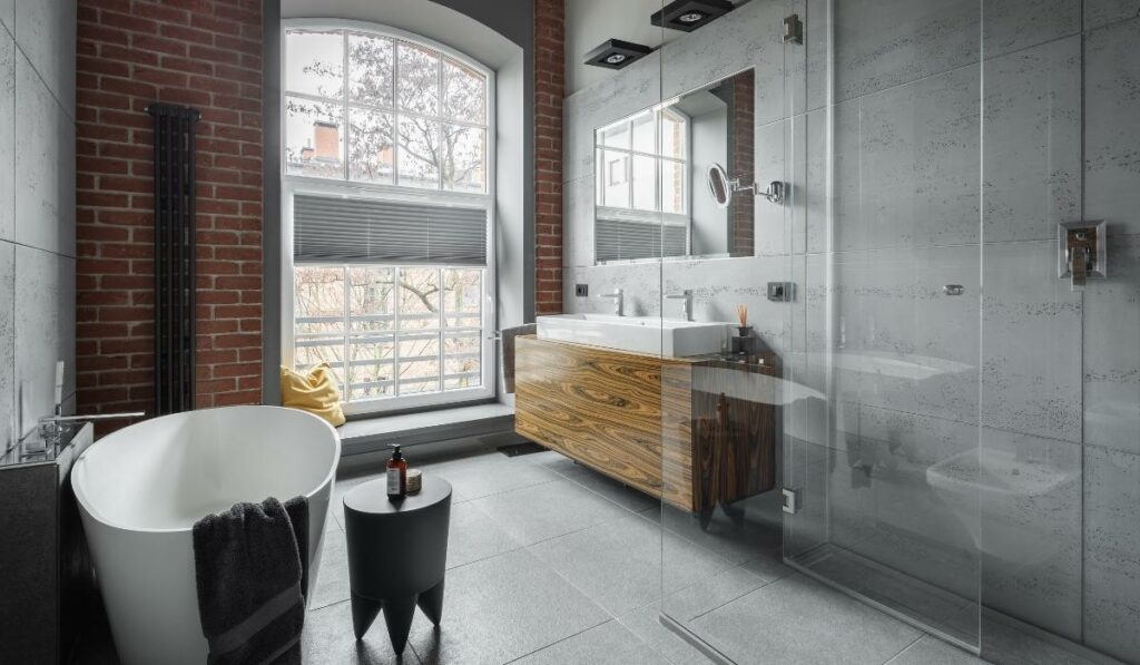 The best styles of industrial design bathrooms