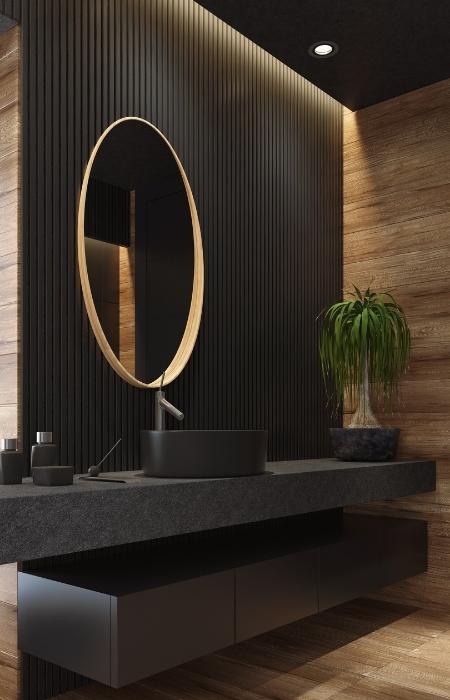 Render minimalist bathroom