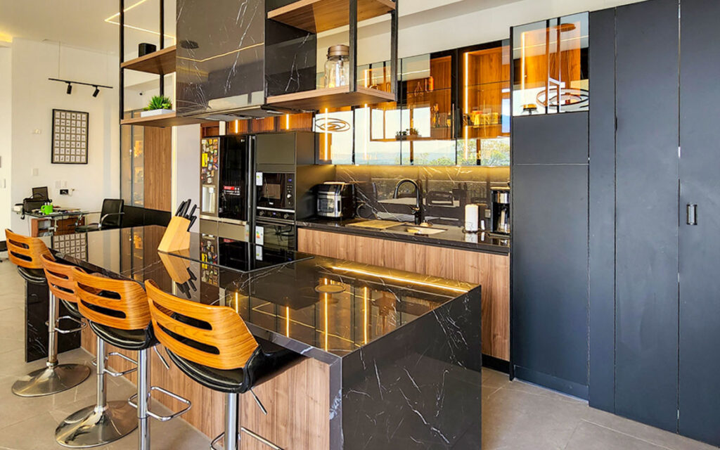 Muebles colgantes de cocina diseño