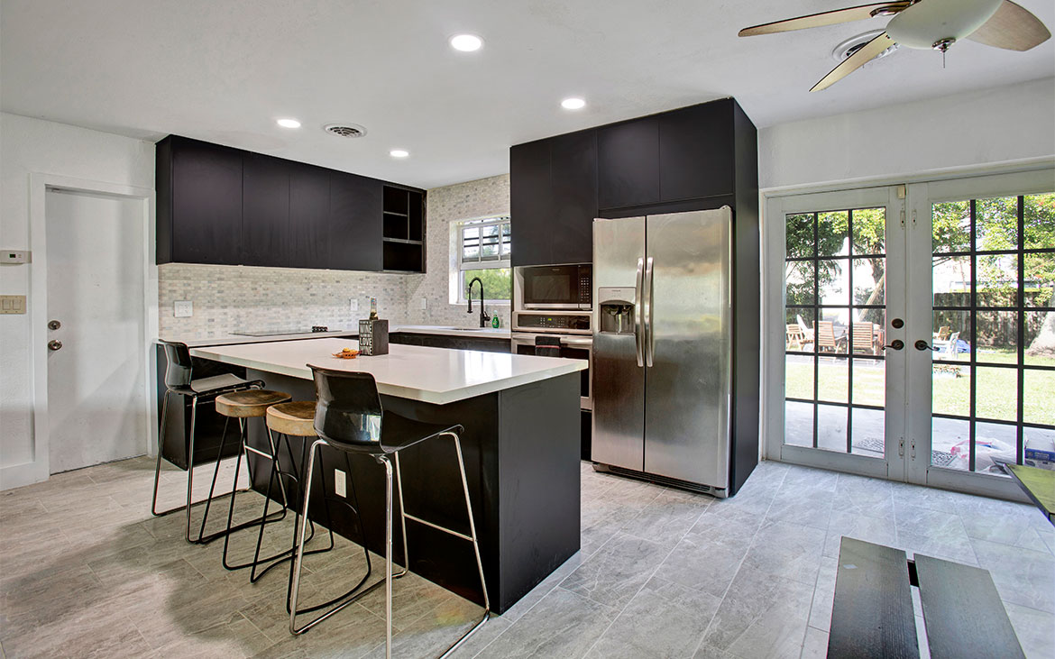 cocinas para solteros diseño