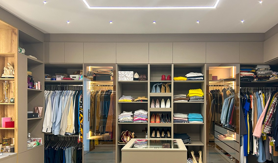 clósets a doble altura diseño