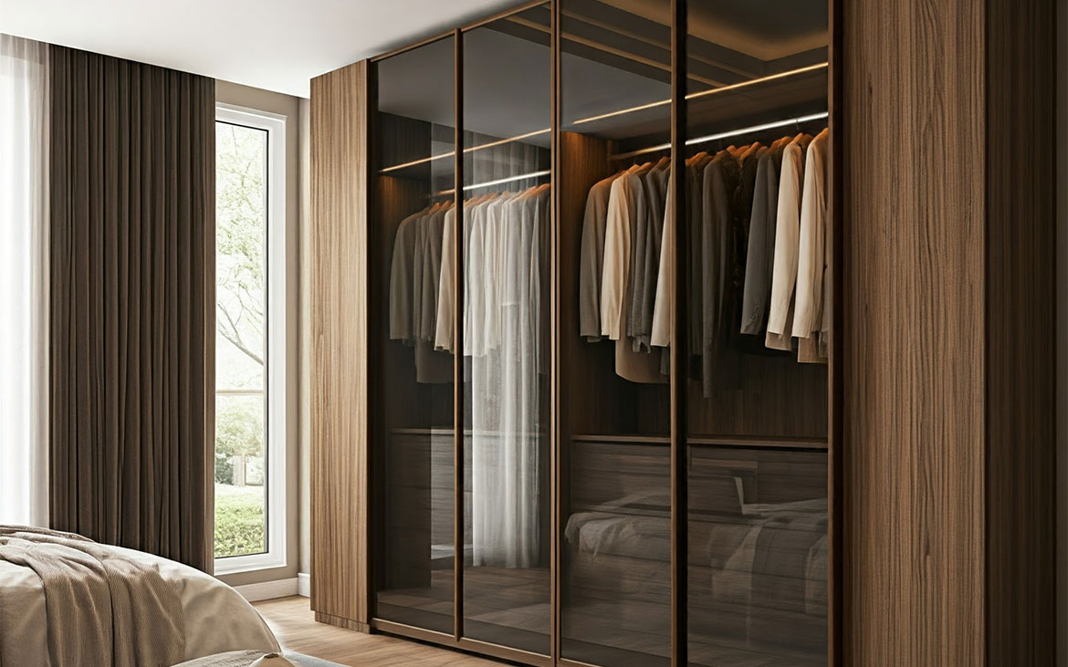 clóset sin tiraderas