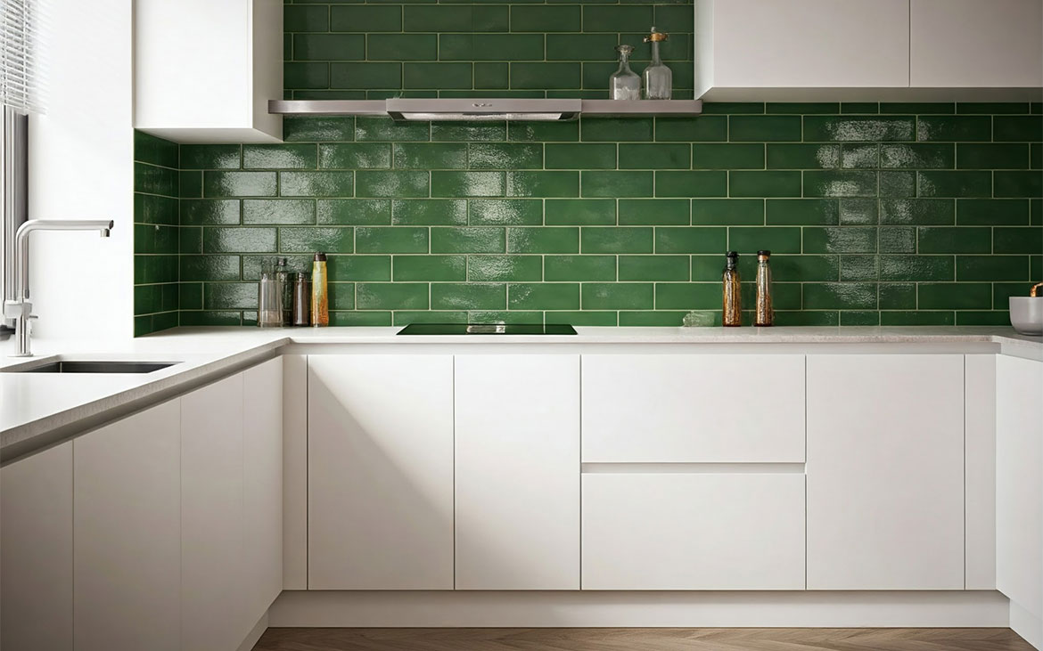 Azulejos en la cocina | Combinalos con tus muebles